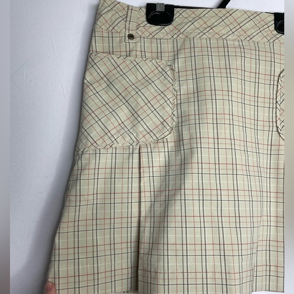 LOLE y2k plaid neutral mini skort - Picture 2 of 8